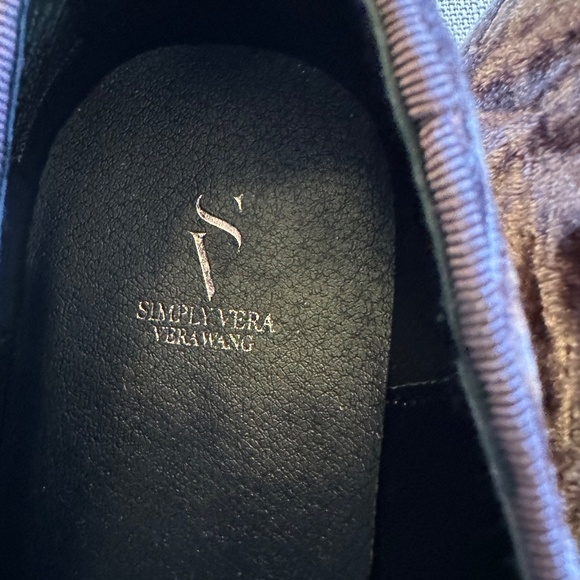 Simply Vera Velvet Smoking Slippers - Picture 7 of 7